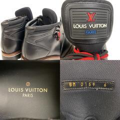 ルイヴィトン LOUIS VUITTON ブーツ ダミエ・ジャイアント アルピニスト・ライン ブラックの画像