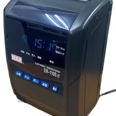 MAX マックス タイム レコーダー ブラック ER-110SⅣ 通電確認済の画像