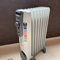 【ジャンク品】デロンギ オイルヒーター RHJ10F0812-SG（コード補修あり・引き取り限定） の画像