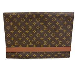 ルイヴィトン LOUIS VUITTON クラッチバッグ モノグラム ポルト エンベロープ M51801 ブラウンの画像