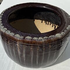 火鉢　直径約４０㎝　陶器　の画像