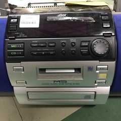 ★ジャングルジャングル貝塚店★ VICTORビクター　POWERED WOOFER CD-MD SYSTEM CD MDラジカセ　　コンポ　左右ウーハー付き　デッキ　重低音　貝塚市　二色浜　リサイクルショップの画像