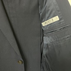【美品・紺色スーツ・セットアップ】の画像