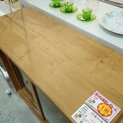 ガラス扉キャビネット 幅105cm【モノ市場東海店】159の画像