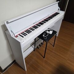 電子ピアノ（イス・ヘッドホン付き）の画像