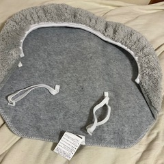 ☺️洋式トイレの蓋カバー   42✖️44cm   グレーの画像