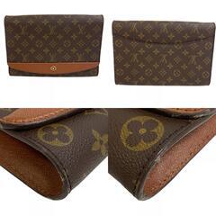 ルイヴィトン LOUIS VUITTON セカンドバッグ モノグラム ボルドー24 M51798 ブラウンの画像