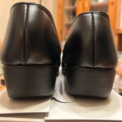 24.5cm 黒シューズの画像