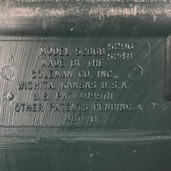★ジャングルジャングル貝塚店★　Coleman コールマン　クーラーボックス　45L　アウトドア　5286B キャンプ　ピクニック　大容量　緑　白　貝塚市　二色浜　リサイクルショップの画像