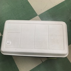 ★ジャングルジャングル貝塚店★　Coleman コールマン　クーラーボックス　45L　アウトドア　5286B キャンプ　ピクニック　大容量　緑　白　貝塚市　二色浜　リサイクルショップの画像