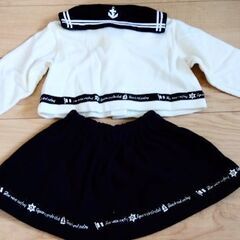 95センチ　セーラー上下セットの画像