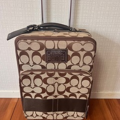 COACH 中型キャリーケース ロゴ　ブランドバック　コーチ キャリーケース　スーツケース　の画像