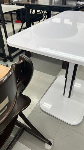 ★リユースのサカイ千葉中央店★  昇降テーブル ホワイト H52-76&times;D60&times;W100 クリーニング済み TC4893