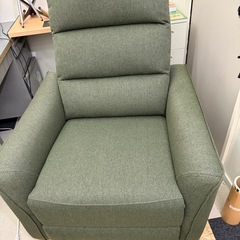 電動リクライニング ソファー 1人用 オットマン　金沢市内:引取限定　の画像