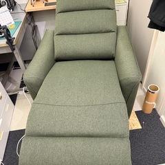 電動リクライニング ソファー 1人用 オットマン　金沢市内:引取限定　の画像