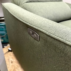 電動リクライニング ソファー 1人用 オットマン　金沢市内:引取限定　の画像