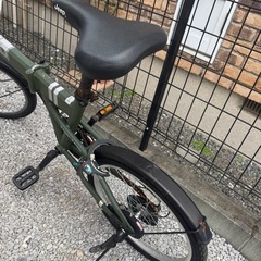 JEEP 折りたたみ自転車　カーキの画像