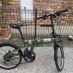 JEEP 折りたたみ自転車　カーキの画像
