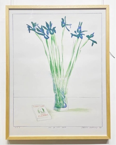 David Hockney Vintage 1973 Lithograph Print 