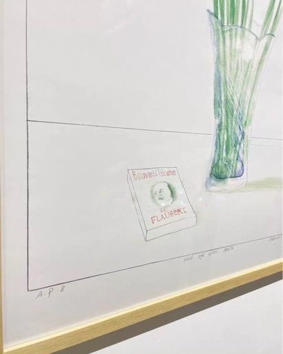 David Hockney Vintage 1973 Lithograph Print 