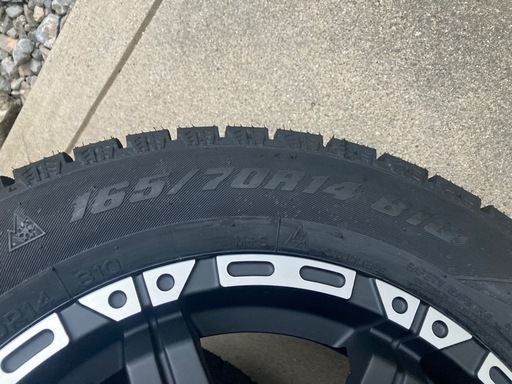 新品ハスラー用スタッドレスホイールセット