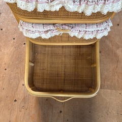 籐  3段棚の画像