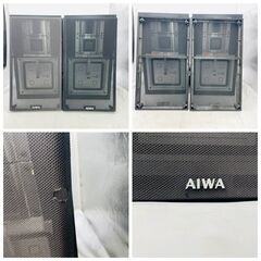 【❗️✨希少モデル・✨❗️】AIWA スピーカー SX-E77🎶3WAYペア🎵FLAT DIAPHRAGM搭載 ✨簡易清掃・動作確認済み❗️の画像