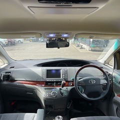 エスティマ　H22年 4WD バックカメラ 両側パワースライド ナビの画像