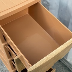 商談中】無料で！プラチェスト◇木目調◇4段◇差し上げますの画像