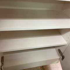 ☆ドリーム荒牧店☆ジモティー割引有☆シューズボックス WHT 現状販売の画像