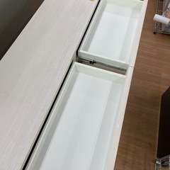 ☆ドリーム荒牧店☆ジモティー割引有☆シューズボックス WHT 現状販売の画像