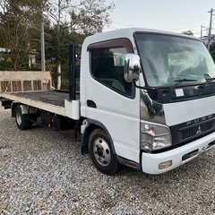 三菱キャンター　セーフティーローダー　積載車の画像