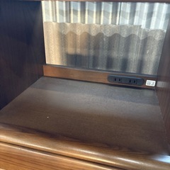カリモク  電話台  木製の画像