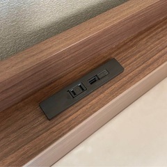 ニトリ ダブルベッド ベッドフレームの画像