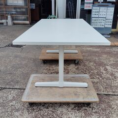 プラス　T足会議テーブル　Ｗ1800ｘ900　H700　白天板『中古美品』複数入荷！の画像