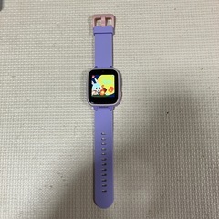 キッズスマートウォッチ 紫の画像