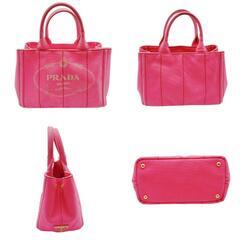 プラダ 1BG439 トートバッグ ピンク  PRADA カナパミニトート カナパの画像