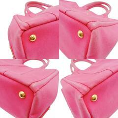 プラダ 1BG439 トートバッグ ピンク  PRADA カナパミニトート カナパの画像