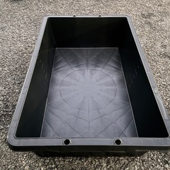 決まりました★新品未使用✨60リットル　プラ船　メダカ飼育やビオトープや作業用におすすめ★の画像