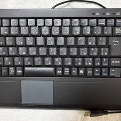 【中古品・美品】有線日本語配列小型キーボード 日本語配列(JIS) コンパクトサイズ(Windowsキー付き)の画像