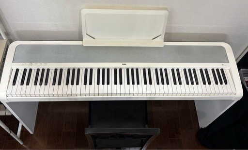 KORG コルグ 電子ピアノ　
キーボード　B1 本体、台座、ペダル、譜面台、カバー、椅子