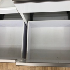【ドリーム川西店御来店限定】☆ジモティー見たよ♪割引☆ ニトリ ニトリ　2枚扉オープンボード  クリーニング済み 【99560000027256】の画像
