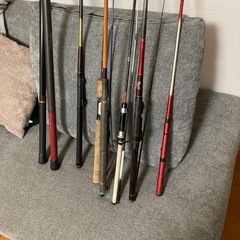 釣竿まとめ売りの画像