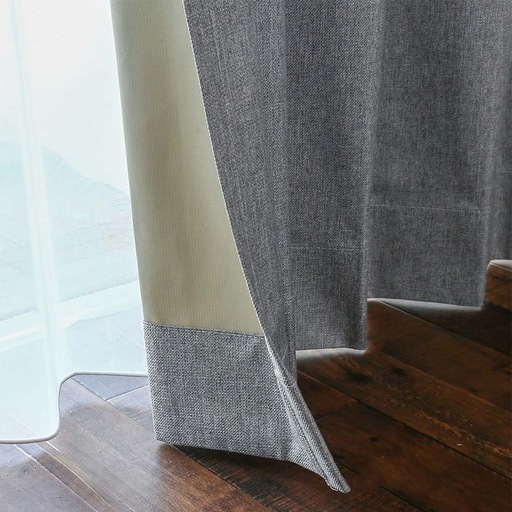 完全遮光カーテン　グレー