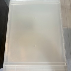 (4個セット)収納ケース　プラスト　半透明タイプの画像