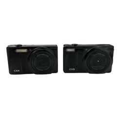 118010 ジャンク品 RICOH リコー コンパクトデジタルカメラ まとめ売り 4点 CX４ 5 6 R8  ブラック 通電未確認 [0000000002192]の画像