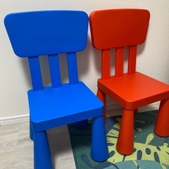 IKEAキッズテーブル＆チェア3点セットの画像