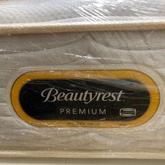  美品 Simmons シモンズ Beautyrest Premium Golden Value Double Bed 高級ホテル仕様 ダブルベッド マットレス付 分解発送 説明書付き 人気家具 寝具　【糸島市内 送料無料】88285-4-100の画像