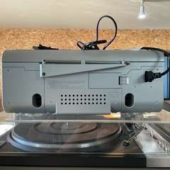 CDラジカセ💿レトロ✨CD❌ラジオ⭕️AIWA2007年製CSD-W330グレーの画像