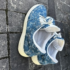Louis Vuitton x Nike Air Force 1 デニムの画像